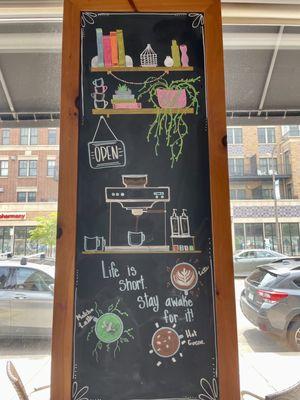 Chalkboard - loved the art today