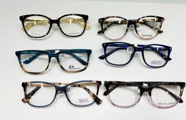 Some of my stylish finalists (6 pairs of different glasses)