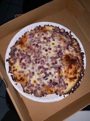 Pizza de cebolla