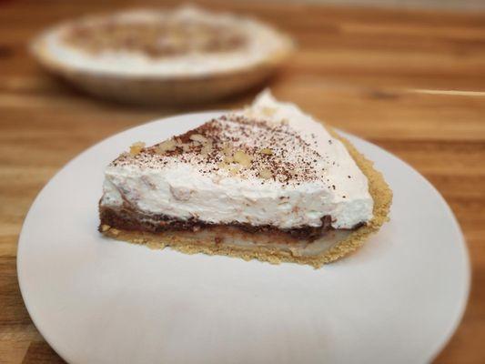 Chocolate Haupia Pie (slice)