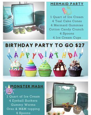 Birthday Sundae Kits to go!