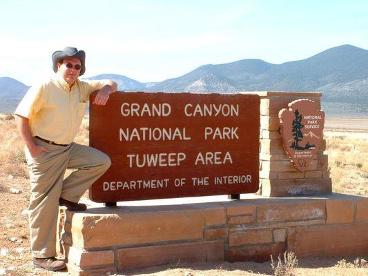 So this was literally taken 20 years ago give or take a week. Anyone who has visited Tuweep WILL get a pic in front of the sign