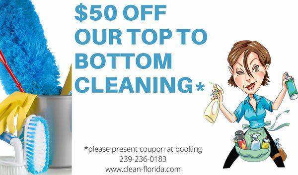 Need a Top to Bottom Cleaning? Call today