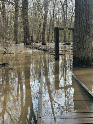 Wow, the bridge really IS washed out.