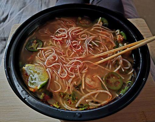 Spicy Shrimp Pho