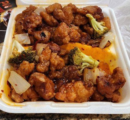 General Tso Chicken plate