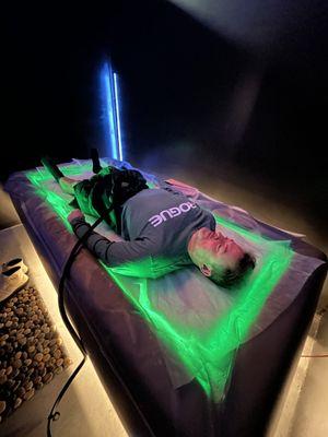 Dry Float with the Zerobody at Moov Labs in Orlando.