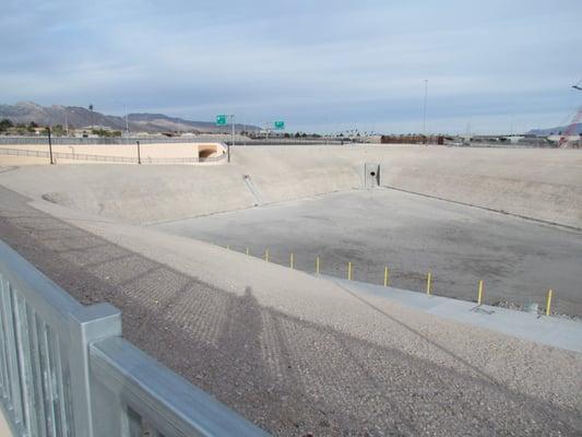 Current terminus east of Rainbow Boulevard.