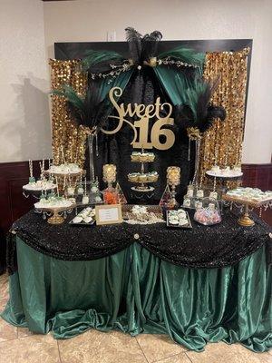 Sweet 16 masquerade theme Rosaskreations.com