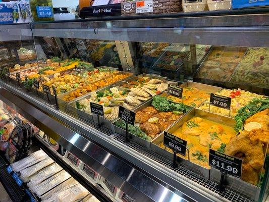 Prepared foods at the Deli