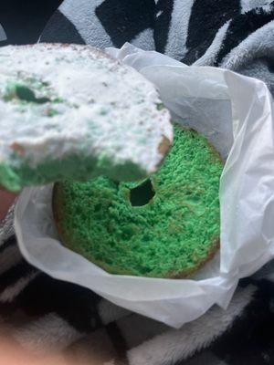 St Patrick ms day bagel