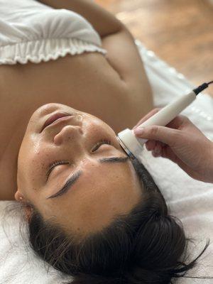 Ultrasound to lift and soften skin