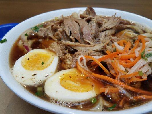 Roast Duck on Udon with Savory Beef Dashi. Looks delish, but the broth was a bit disappointing.