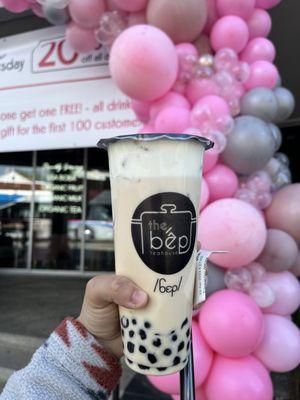 The Bep organic milk tea