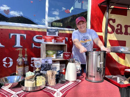 Coffee bar at one of Vendor Market Events