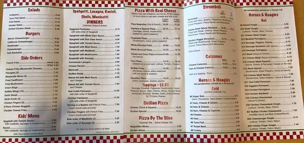 gaetanos menu