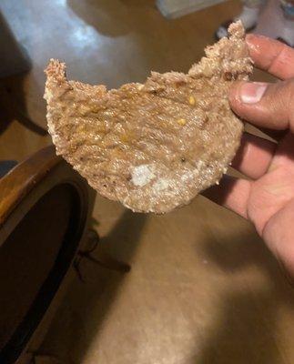 Raw patty