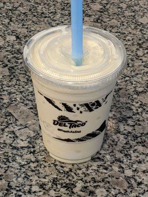 Regular Vanilla Shake. This was presented frozen, so I had to eat it like ice cream. Still good though!