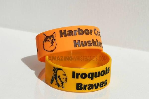 Color-Filled Artwork Wristbands