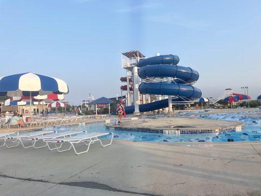 Lazy River and the other slide, that you can ride in a tube