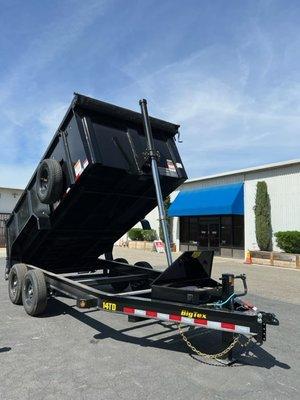 We carry a variety of Dump Trailers.