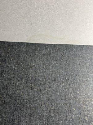 Stain on ceiling