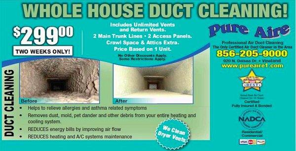 Pure Aire Professional Air Duct Cleaning