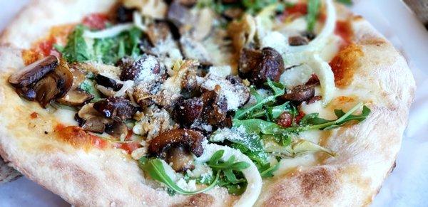 Wild Mushroom Pizza $18