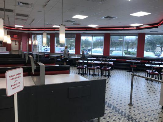 Dine-in seating