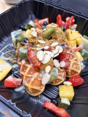 Protein waffles