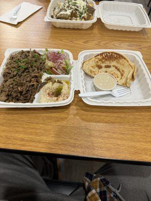 Lamb Beef Shawarma Plate