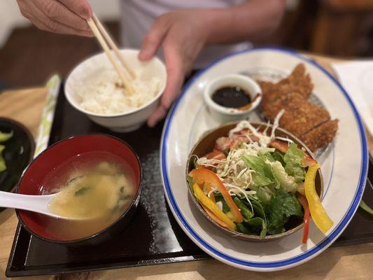 Katsu don set