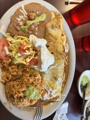 Chimichanga plate