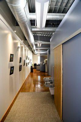 Heck Family Dentistry treatment room and offices hallway