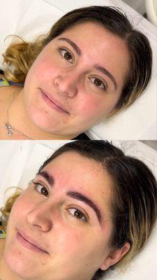 Brow Lamination, Wax, & Tint