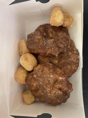 Small Apple fritters & donut Holes