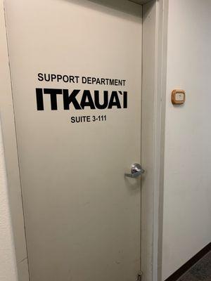 IT Kaua'i Support Department