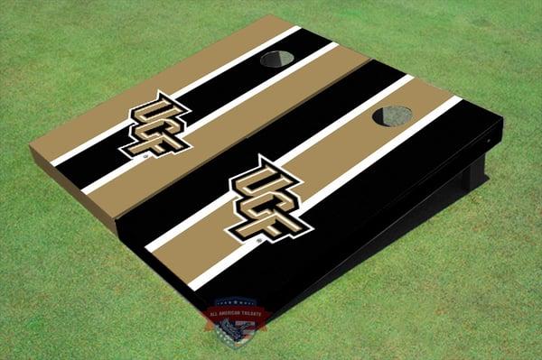 University Of Central Florida Alternating Long Stripe Cornhole Boards