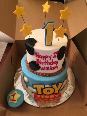 Toy Story 1st Birthday Cake