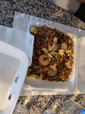 Fried rice with shrimp