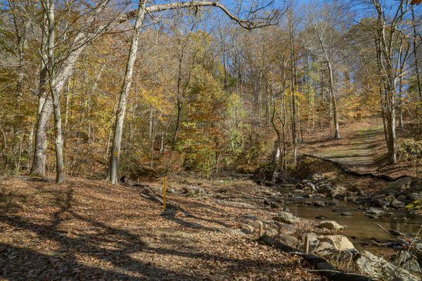 This is where the Darlington Trail meets up with the Rocky Run Trail.