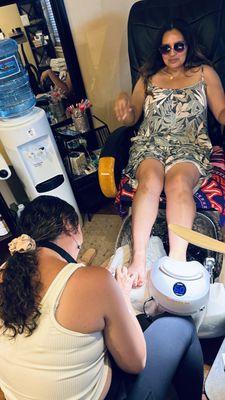 Amazing pedicure service in kauai