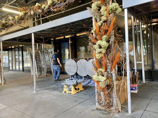 Tables and Chairs so they can reopen soon! 10/21/21