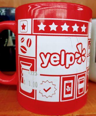 Yelp coffee mug $1.00