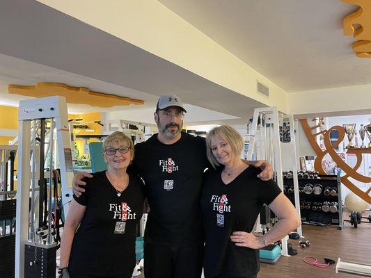 Pat, Carl ( our Marketing Expert) and Owner/ Fortune 500 Personal Trainer Conny