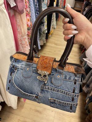 Denim purse