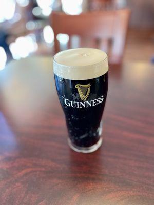 Perfect glass of Guinness