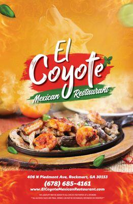 El Coyote Mexican Restaurant Menu