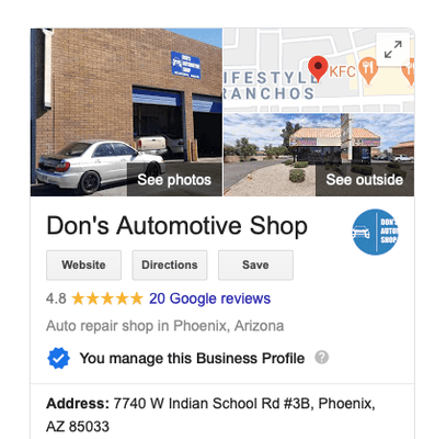 Check us out on Google!