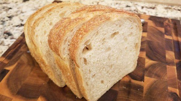 Sourdough Pan Loaf on 2/6/2021.